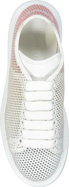 alexander mcqueen Gestippelde Cut-Out Sneakers Vrouwen Italië White Dames