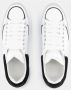 Alexander mcqueen Low-Top Sneakers Oversized Sneakers Leather Grey in wit - Thumbnail 5