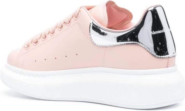 Alexander McQueen Grijze Oversized Logo Sneakers