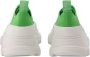 Alexander mcqueen Groen Wit Leren Tread Slick Sneakers White Dames - Thumbnail 3