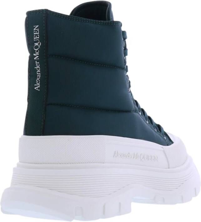 alexander mcqueen Canvas Sneakers voor Vrouwen Blue Dames