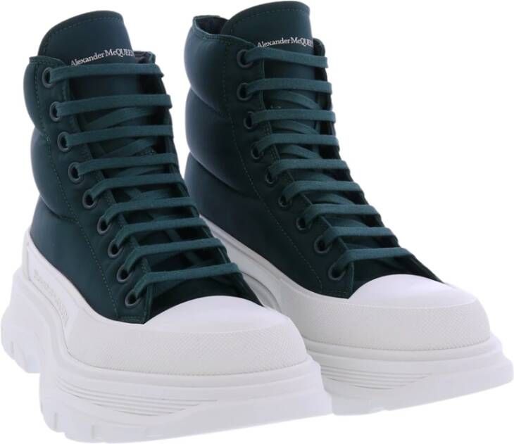 alexander mcqueen Canvas Sneakers voor Vrouwen Blue Dames