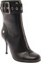 Alexander mcqueen Zwarte Leren Laarzen met Verstelbare Enkelband Black Dames - Thumbnail 2