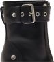 Alexander mcqueen Zwarte Leren Laarzen met Verstelbare Enkelband Black Dames - Thumbnail 4