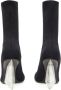 Alexander mcqueen Zwarte Slip-On Laarzen met Glas en Stretch Zwart Dames - Thumbnail 2