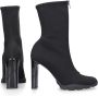 Alexander mcqueen Slim Tread Rubber Enkellaarzen Black Dames - Thumbnail 11