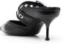 Alexander mcqueen Romantische Sandalen met Rand Zwart Zilver Leer Black Dames - Thumbnail 4