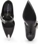 Alexander mcqueen Zwarte Leren Punk Muiltjes Black Dames - Thumbnail 3