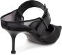 Alexander mcqueen Zwarte Leren Hakmuiltjes W4Ab2 Black Dames - Thumbnail 7