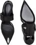 Alexander mcqueen Zwarte Leren Hakmuiltjes W4Ab2 Black Dames - Thumbnail 8