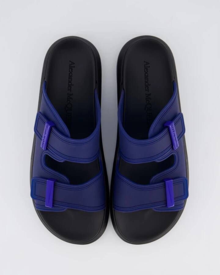 alexander mcqueen Heren Hybrid Transparant Slide Blauw Blue Heren