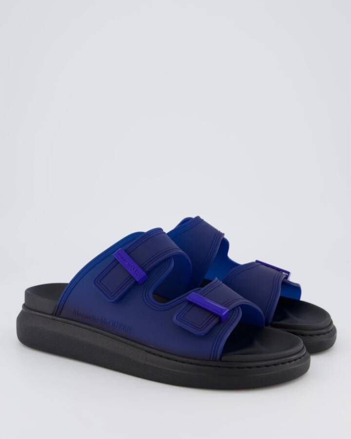 alexander mcqueen Heren Hybrid Transparant Slide Blauw Blue Heren