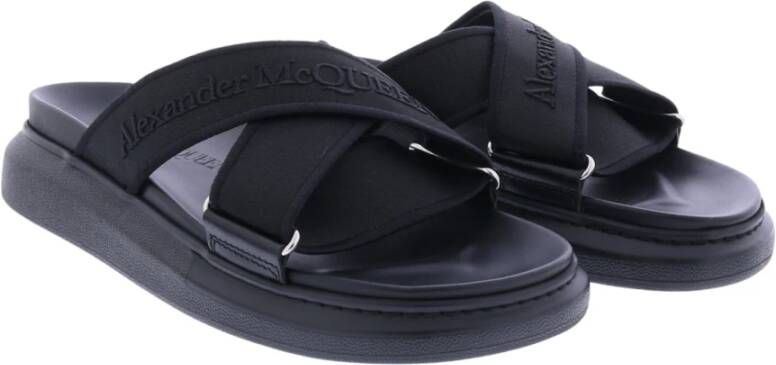 alexander mcqueen Heren Sandal Leath.S.Rubb. Slider Lo Black Heren