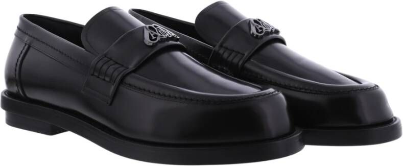 alexander mcqueen Heren Seal Loafer Leer Zwart Black Heren