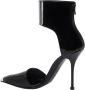 Alexander mcqueen Zwarte Zilveren Leren Sandalen Black Dames - Thumbnail 2