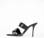 Alexander mcqueen Zwarte Leren Gespsandalen Zwart Dames - Thumbnail 5