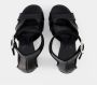 Alexander mcqueen Zwarte Leren Biker Trend Sandalen Zwart Dames - Thumbnail 7