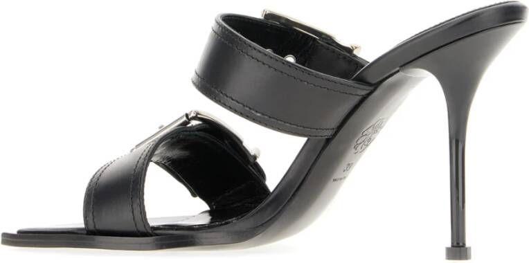 Alexander mcqueen Hoge hak sandalen voor modebewuste vrouwen Zwart Dames - Foto 4