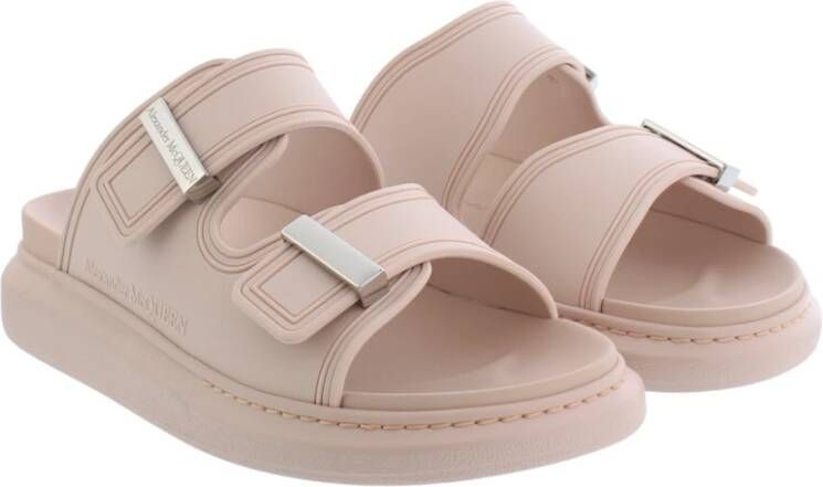 alexander mcqueen Hybrid Sliders Roze Dames