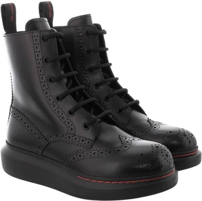 Alexander McQueen Hybride Vloeibare Zwarte Laars