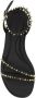 Alexander mcqueen Chanel Tas Zwarte Leren Platte Sandalen Zwart Dames - Thumbnail 3