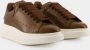 Alexander mcqueen Low-Top Sneakers Oversized Sneakers Leather Khaki in bruin - Thumbnail 3