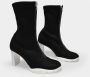 Alexander mcqueen Scuba Soft Boots in Black Canvas Zwart Dames - Thumbnail 3