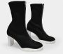 Alexander mcqueen Boots & laarzen Dames H.Boot Fabri.S.Rubb. Scuba Sof in zwart - Thumbnail 7