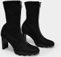 Alexander mcqueen Scuba Soft Boots in Zwart Canvas Black Dames - Thumbnail 2