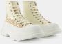 Alexander mcqueen Chunky Sole Leren Veterschoenen Beige Dames - Thumbnail 6