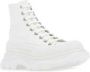 Alexander mcqueen Canvas Tread Slick Sneakers White Dames - Thumbnail 2