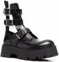 Alexander mcqueen Zwarte enkellaarzen voor vrouwen Black Dames - Thumbnail 13