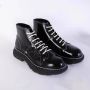 Dolce & Gabbana Zwarte Leren Formele Jurkschoenen Italiaanse Stijl Black Heren - Thumbnail 9