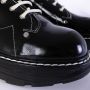 Dolce & Gabbana Zwarte Leren Formele Jurkschoenen Italiaanse Stijl Black Heren - Thumbnail 10
