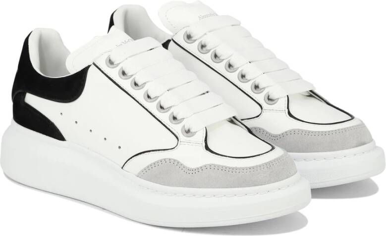 alexander mcqueen Larry Oversize Leren Sneakers White Dames