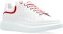 Alexander McQueen Witte lage top sneakers rode details - Thumbnail 4