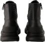 Alexander mcqueen Leather boots Black Dames - Thumbnail 3
