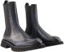 Alexander mcqueen Leather boots Black Dames - Thumbnail 2