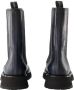 Alexander mcqueen Leather boots Black Dames - Thumbnail 3