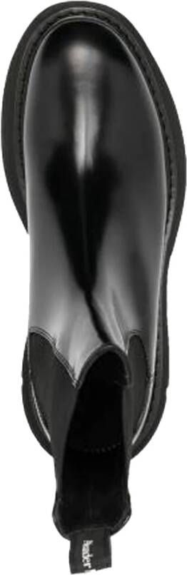 alexander mcqueen Leather Chelsea Boots Zwart Heren