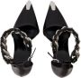 Alexander mcqueen Leather heels Black Dames - Thumbnail 4