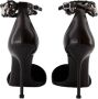 Alexander mcqueen Leather heels Black Dames - Thumbnail 3