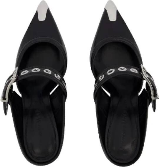 alexander mcqueen Leather sandals Black Dames