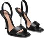 Alexander mcqueen Leather sandals Black Dames - Thumbnail 2