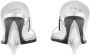 Alexander mcqueen Metallic Leren Hoge Hak Sandalen Grijs Dames - Thumbnail 3