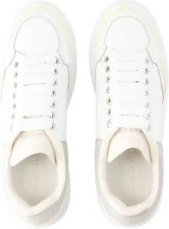 alexander mcqueen Leather sneakers Beige Dames