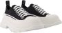 Alexander mcqueen Alexander McQu Contrast Sole Tread Shoes Maat: 44 kleur: Blac Wit - Thumbnail 5