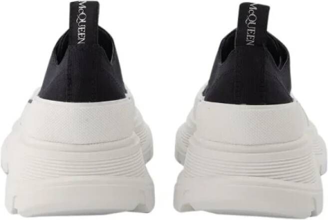 alexander mcqueen Leather sneakers Black Dames