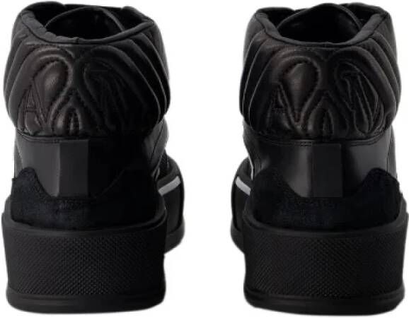 alexander mcqueen Leather sneakers Black Heren