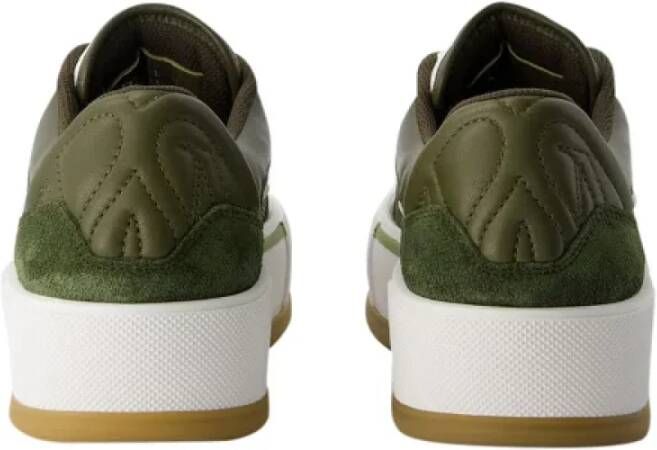 alexander mcqueen Leather sneakers Green Heren